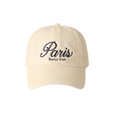 Casquette Baseball Broderie Paris Social Club - Beige | Fleux | 5