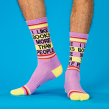 Chaussettes "I Like Books More Than People" | Fleux | 11