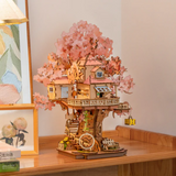 Kit Puzzle DIY Sakura Tree House | Fleux | 11