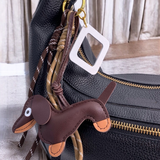 Porte-clés et bijou de sac - Chien Carré Brun | Fleux | 4