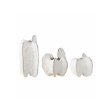 Set de 3 Vases Jayce Grés - Blanc | Fleux | 2