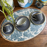 Set de table ovale Offrande à l'amour - Toile de Jouy | Fleux | 33