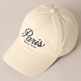 Casquette Baseball Broderie Paris Social Club - Beige | Fleux | 6