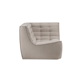 Module d'angle canapé N701 - écru tissu éco | Fleux | 11