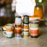 Set de 6 Mugs 70's Grounding en céramique | Fleux | 7