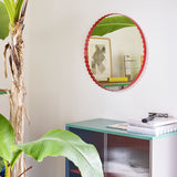 Arcs Round Mirror - Ø 60 cm - Red | Fleux | 13