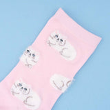 Persian Cat Socks - Pink | Fleux | 7
