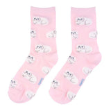 Persian Cat Socks - Pink | Fleux | 6