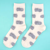 Chaussettes Chat Suzette - Blanc | Fleux | 6