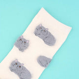 Chaussettes Chat Suzette - Blanc | Fleux | 8