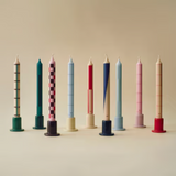 Set de 4 Bougies - Pattern reds and bordeaux | Fleux | 5