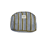 Trousse de toilette rayée Kaki | Fleux | 2