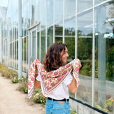 Foulard Delhi Pink Pondichery | Fleux | 5