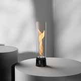 Cheminée / Feu de table Spin Air 900 - Ø 10.6 x 40.5 cm - Émail Noir | Fleux | 4