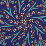 Ceramic Trivet - Dark Blue and Purple | Fleux | 3