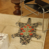 Tapis Floral Tigre blanc | Fleux | 8