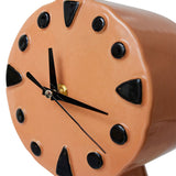 Retro ceramic clock - h 20.8 cm - Fishing | Fleux | 13