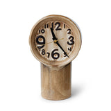 Retro ceramic clock - h 23.5 cm - Cream | Fleux | 8