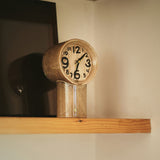 Retro ceramic clock - h 23.5 cm - Cream | Fleux | 9