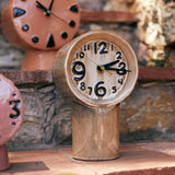 Retro ceramic clock - h 23.5 cm - Cream | Fleux | 10