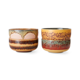 Set of 4 Harbour 70s Dessert Bowls - ø 12.5 cm | Fleux | 4