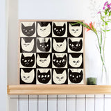 Poster Enikő Eged Black Cat White | Fleux | 6