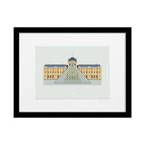 Affiche Le Duo Archi Musée du Louvre - 22 cm x 22 cm | Fleux | 3