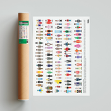 Famous Comedy Movies Locker Room Poster - 50 x 70 cm | Fleux | 7