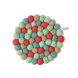 Dessous de plat rond en laine | Fleux | 9