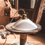 Lisette Portable Lamp - White Terracotta | Fleux | 5