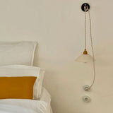 Lisette Portable Lamp - White Terracotta | Fleux | 6