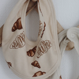 Lot de 2 Bavoirs Croissants Grands | Fleux | 3