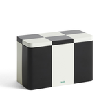 Checkered Tin Box M - Black &amp; White | Fleux | 7