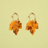 Boucles D'oreilles Feuilles d'érable | Fleux | 6