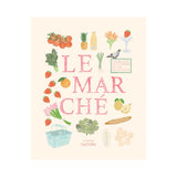 Carnet de coloriage et de stickers Le marché - Zoé de Las Cases | Fleux | 3