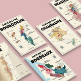 Pack of 13 French Wines Postcards - 30 x 40 cm - Ecru | Fleux | 5