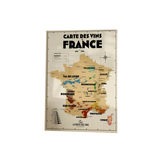 Map of French Vineyards - 30 x 40 cm - Ecru | Fleux | 7