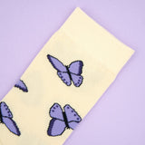Butterfly Socks - Mauve | Fleux | 9