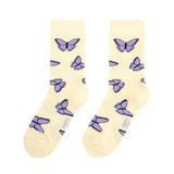 Butterfly Socks - Mauve | Fleux | 5
