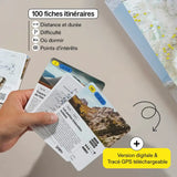 Carte 100 randonnées en Europe | Fleux | 8