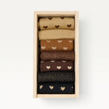 Box of 7 Sequin Heart Socks | Fleux | 5