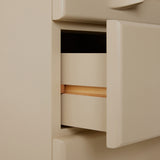 6 Drawer Chest of Drawers - 45 x 40.5 x 97.5 cm - Cream | Fleux | 13