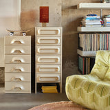6 Drawer Chest of Drawers - 45 x 40.5 x 97.5 cm - Cream | Fleux | 9