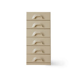 6 Drawer Chest of Drawers - 45 x 40.5 x 97.5 cm - Cream | Fleux | 8