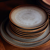 Set de 2 assiettes à dîner 70s Ceramics - Contrast | Fleux | 5