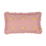 Coussin Les fruités brodé Citrons - 30 x 50 cm | Fleux | 4