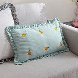 Coussin Les fruités brodé Oranges - 30 x 50 cm | Fleux | 6