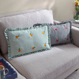 Coussin Les fruités brodé Fraises - 30 x 50 cm | Fleux | 9