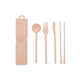 Kit de couverts réutilisables et nomades en matière biosourcée | Fleux | 31