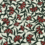 Round Ceramic Trivet - Green and Red | Fleux | 3